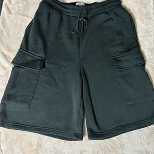 Men's Black Cargo Shorts